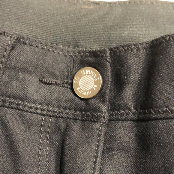 Chico’s So Slimming Stretchy Slim Straight Black Pants - Picture 4 of 8